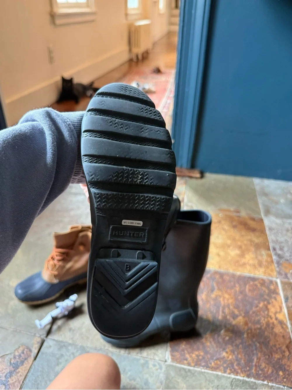 Hunter Girl’s Navy Tall Rain Boots